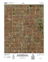 Alanreed Texas Historical topographic map, 1:24000 scale, 7.5 X 7.5 Minute, Year 2010