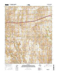 Alanreed Texas Current topographic map, 1:24000 scale, 7.5 X 7.5 Minute, Year 2016