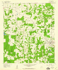 Alba Texas Historical topographic map, 1:24000 scale, 7.5 X 7.5 Minute, Year 1958