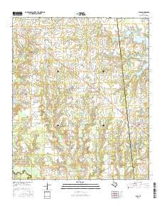 Alba Texas Current topographic map, 1:24000 scale, 7.5 X 7.5 Minute, Year 2016