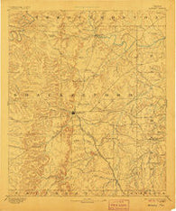 Albany Texas Historical topographic map, 1:125000 scale, 30 X 30 Minute, Year 1893
