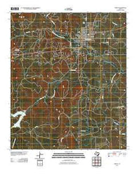 Albany Texas Historical topographic map, 1:24000 scale, 7.5 X 7.5 Minute, Year 2010