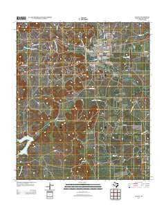 Albany Texas Historical topographic map, 1:24000 scale, 7.5 X 7.5 Minute, Year 2012