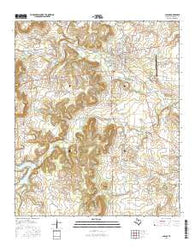 Albany Texas Current topographic map, 1:24000 scale, 7.5 X 7.5 Minute, Year 2016