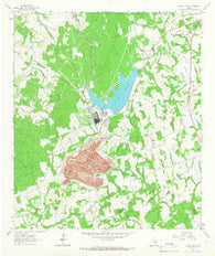 Alcoa Lake Texas Historical topographic map, 1:24000 scale, 7.5 X 7.5 Minute, Year 1963