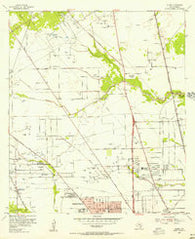 Aldine Texas Historical topographic map, 1:24000 scale, 7.5 X 7.5 Minute, Year 1954