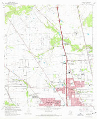 Aldine Texas Historical topographic map, 1:24000 scale, 7.5 X 7.5 Minute, Year 1967