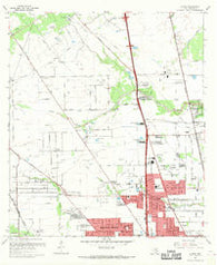 Aldine Texas Historical topographic map, 1:24000 scale, 7.5 X 7.5 Minute, Year 1967