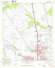 Aldine Texas Historical topographic map, 1:24000 scale, 7.5 X 7.5 Minute, Year 1967