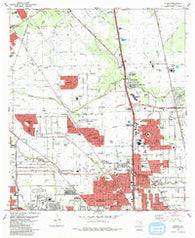 Aldine Texas Historical topographic map, 1:24000 scale, 7.5 X 7.5 Minute, Year 1982