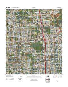 Aldine Texas Historical topographic map, 1:24000 scale, 7.5 X 7.5 Minute, Year 2013