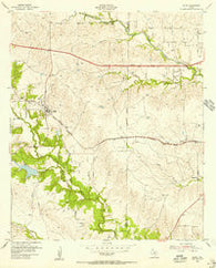 Aledo Texas Historical topographic map, 1:24000 scale, 7.5 X 7.5 Minute, Year 1955