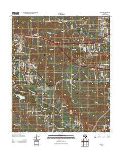 Aledo Texas Historical topographic map, 1:24000 scale, 7.5 X 7.5 Minute, Year 2012