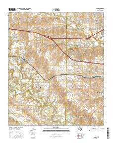 Aledo Texas Current topographic map, 1:24000 scale, 7.5 X 7.5 Minute, Year 2016