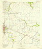 Algoa Texas Historical topographic map, 1:24000 scale, 7.5 X 7.5 Minute, Year 1956