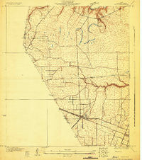Algoa Texas Historical topographic map, 1:24000 scale, 7.5 X 7.5 Minute, Year 1929