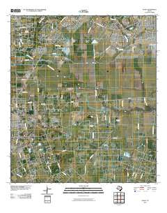 Algoa Texas Historical topographic map, 1:24000 scale, 7.5 X 7.5 Minute, Year 2010