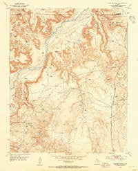 Alibates Ranch Texas Historical topographic map, 1:24000 scale, 7.5 X 7.5 Minute, Year 1953