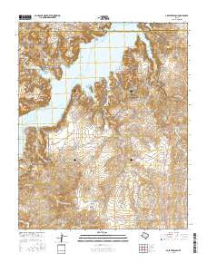 Alibates Ranch Texas Current topographic map, 1:24000 scale, 7.5 X 7.5 Minute, Year 2016