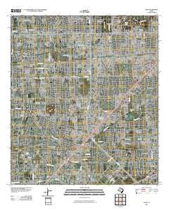 Alief Texas Historical topographic map, 1:24000 scale, 7.5 X 7.5 Minute, Year 2010