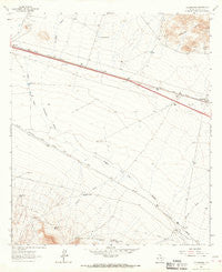 Allamoore Texas Historical topographic map, 1:24000 scale, 7.5 X 7.5 Minute, Year 1964