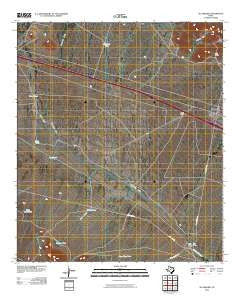 Allamoore Texas Historical topographic map, 1:24000 scale, 7.5 X 7.5 Minute, Year 2010