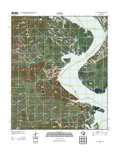 Allen Bend Texas Historical topographic map, 1:24000 scale, 7.5 X 7.5 Minute, Year 2012