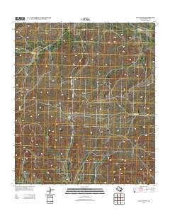Allen Ranch Texas Historical topographic map, 1:24000 scale, 7.5 X 7.5 Minute, Year 2012