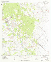 Alleyton Texas Historical topographic map, 1:24000 scale, 7.5 X 7.5 Minute, Year 1958