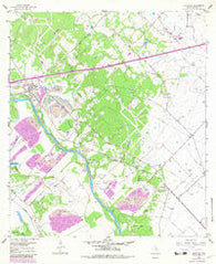 Alleyton Texas Historical topographic map, 1:24000 scale, 7.5 X 7.5 Minute, Year 1958