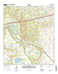 Alleyton Texas Current topographic map, 1:24000 scale, 7.5 X 7.5 Minute, Year 2016