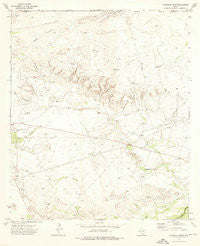 Alligator Draw Texas Historical topographic map, 1:24000 scale, 7.5 X 7.5 Minute, Year 1973