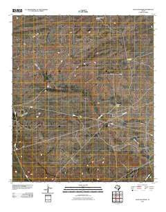 Alligator Draw Texas Historical topographic map, 1:24000 scale, 7.5 X 7.5 Minute, Year 2010