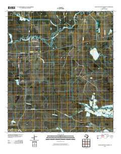 Alligator Hole Marsh Texas Historical topographic map, 1:24000 scale, 7.5 X 7.5 Minute, Year 2010