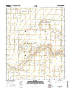Allison Ranch Texas Current topographic map, 1:24000 scale, 7.5 X 7.5 Minute, Year 2016
