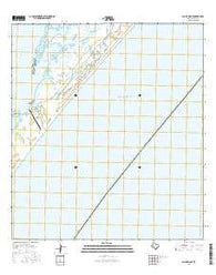 Allyns Bight Texas Current topographic map, 1:24000 scale, 7.5 X 7.5 Minute, Year 2016
