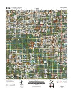 Almeda Texas Historical topographic map, 1:24000 scale, 7.5 X 7.5 Minute, Year 2013
