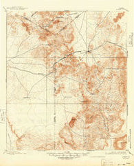 Alpine Texas Historical topographic map, 1:125000 scale, 30 X 30 Minute, Year 1895