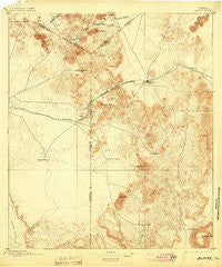 Alpine Texas Historical topographic map, 1:125000 scale, 30 X 30 Minute, Year 1895