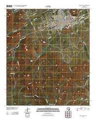 Alpine South Texas Historical topographic map, 1:24000 scale, 7.5 X 7.5 Minute, Year 2010