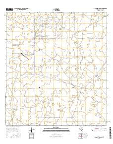 Alta Vista Ranch Texas Current topographic map, 1:24000 scale, 7.5 X 7.5 Minute, Year 2016