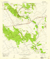 Altair Texas Historical topographic map, 1:24000 scale, 7.5 X 7.5 Minute, Year 1957