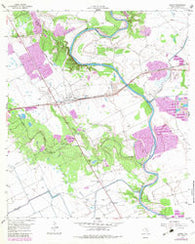 Altair Texas Historical topographic map, 1:24000 scale, 7.5 X 7.5 Minute, Year 1957