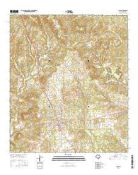 Alto Texas Current topographic map, 1:24000 scale, 7.5 X 7.5 Minute, Year 2016