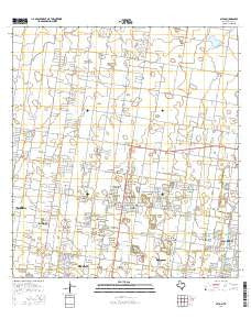 Alton Texas Current topographic map, 1:24000 scale, 7.5 X 7.5 Minute, Year 2016
