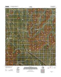 Altuda Texas Historical topographic map, 1:24000 scale, 7.5 X 7.5 Minute, Year 2012