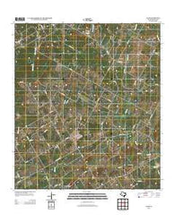 Alum Texas Historical topographic map, 1:24000 scale, 7.5 X 7.5 Minute, Year 2013