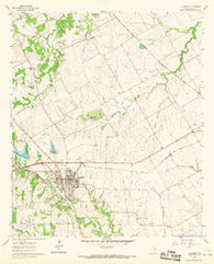 Alvarado Texas Historical topographic map, 1:24000 scale, 7.5 X 7.5 Minute, Year 1961