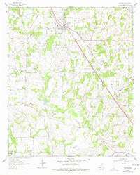 Alvord Texas Historical topographic map, 1:24000 scale, 7.5 X 7.5 Minute, Year 1961