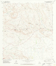 Amarilla Mountain Texas Historical topographic map, 1:24000 scale, 7.5 X 7.5 Minute, Year 1971